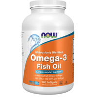 NOW Foods Omega-3 1000 mg 500 капсул