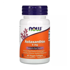 NOW Foods Astaxanthin 4 mg 60 softgels
