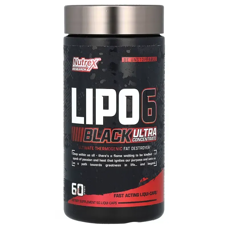 Комплексный жиросжигатель Lipo-6 Black Ultra Concentrate 60 caps