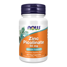NOW Foods Zinc Picolinate 50 mg 60 капсул
