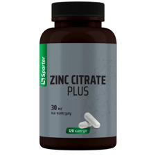 Sporter Zinc 30 citrate plus 120 caps