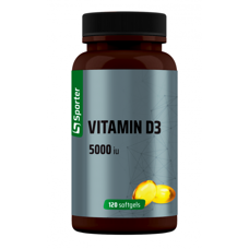 Sporter Vitamin D3 5000 ME 120 softgels