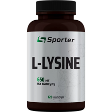 Sporter L-Lysine 650 мг 120 caps