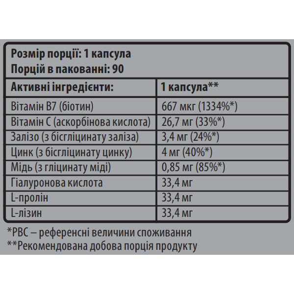 Sporter Hair Skin & Nails 90 капсул  — фото 2