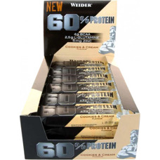 WEIDER 60% Protein bar 24x45 g
