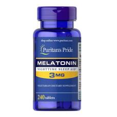 Puritan's Pride Melatonin 3 mg 240 Tablets