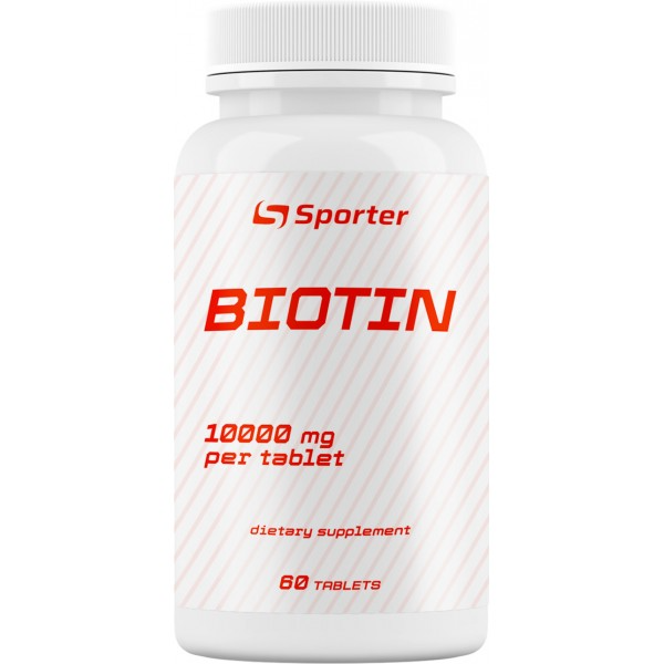 Sporter Biotin 10000 мкг 60 таблеток