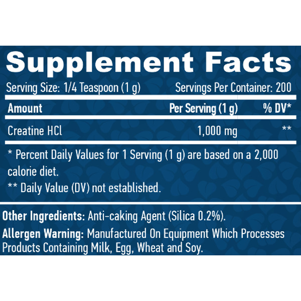 Haya Labs Sports Creatine HCL 200 g