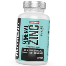 Nutrend Mineral Zinc 100% Chelate 100caps