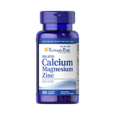 Puritan's Pride Chelated Calcium Magnesium Zinc 100 tab