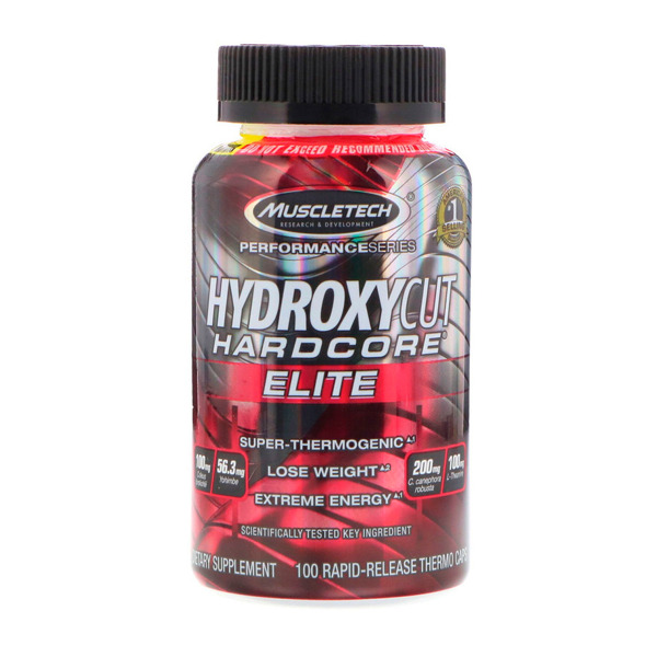 MuscleTech Hydroxycut Hardcore Elite 100 капсул
