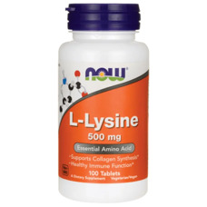 NOW Foods L-Lysine 500mg 100 tabs