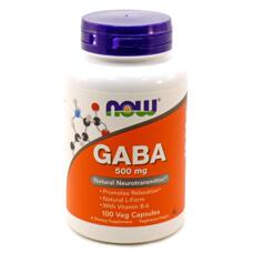 NOW Foods GABA 500mg 100 caps