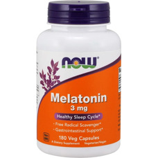 NOW Foods Melatonin 3 mg 180 капсул