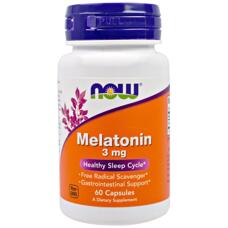 NOW Foods Melatonin 3 mg 60 капсул