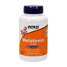 NOW Foods Melatonin 5 mg 180 капсул