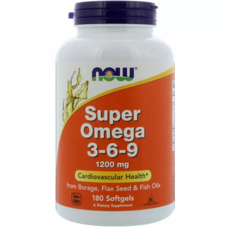 Now Foods Super Omega 3-6-9 1200mg 180 caps