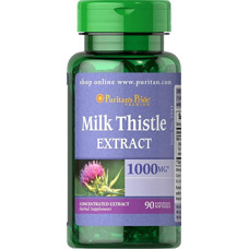 Puritan's Pride Milk Thistle 4:1 Extract 1000 mg 180 Softgels