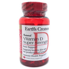 Earth‘s Creation Vitamin D 10,000 IU 100 softgels
