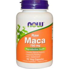 NOW Foods Maca 750 мг 90 капсул