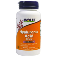 NOW Hyaluronic Acid 50 mg 60 капсул