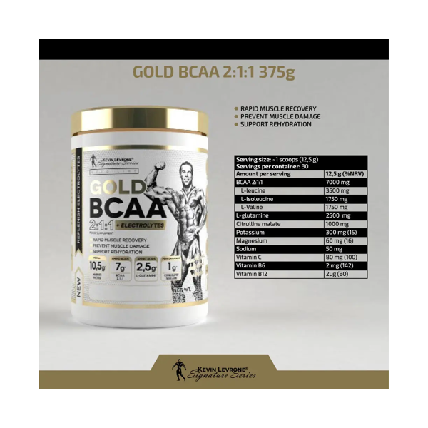 Kevin Levrone BCAA + Glutamine 375g — фото 2