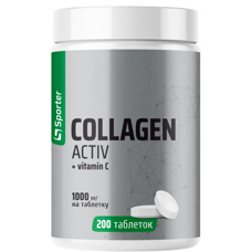 Sporter Collagen Active + Vit C 1000 мг 200 таблеток